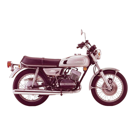Yamaha RD250 User manual