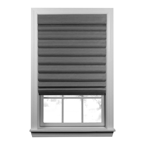 Levolor Roman Shades Series User manual Levolor Roman Shades Series User manual