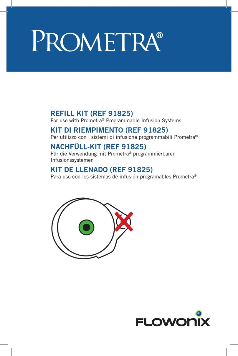Flowonix PROMETRA REF 91825 manual Flowonix PROMETRA REF 91825 manual