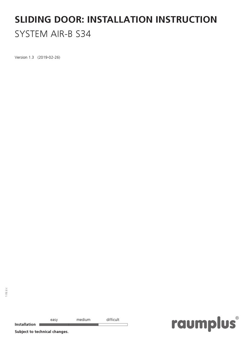 raumplus AIR-B S34 Installation instruction