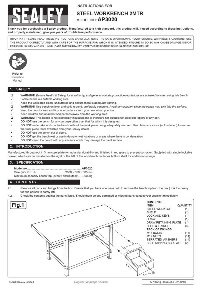 Sealey AP3020 instructions