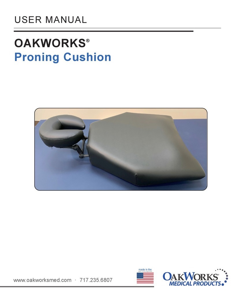 OAKWORKS Proning Cushion User manual