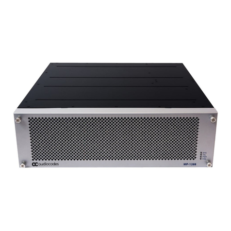 AudioCodes MediaPack Series Assembly instructions