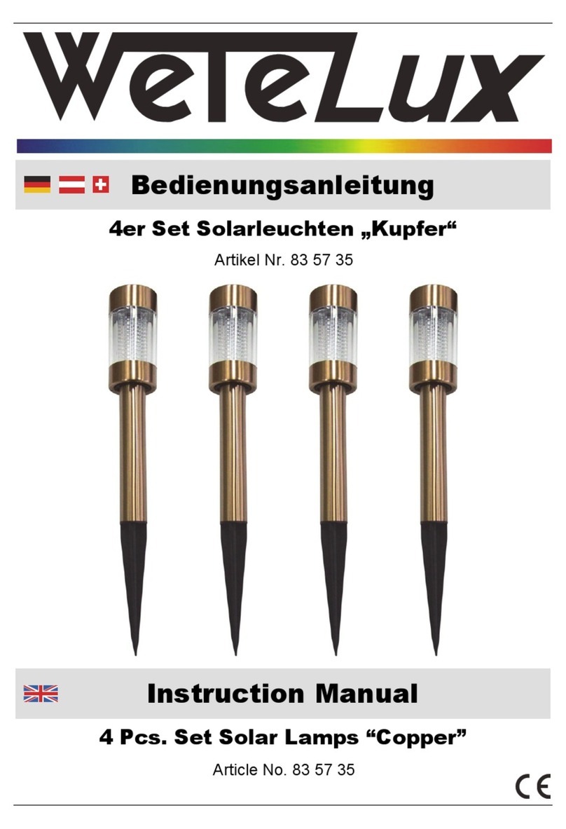 Westfalia WeTeLux Copper instruction manual