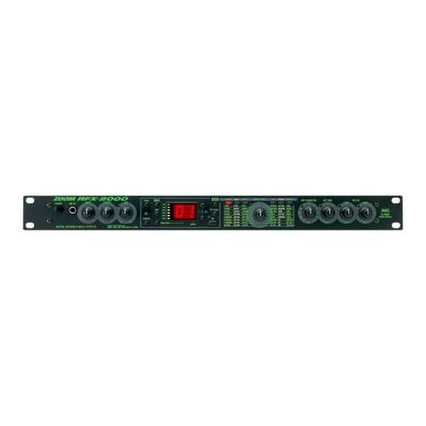 Zoom RFX-2000 quick start guide