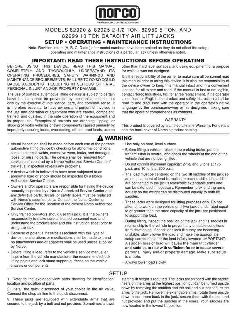 Norco 82920 Manual