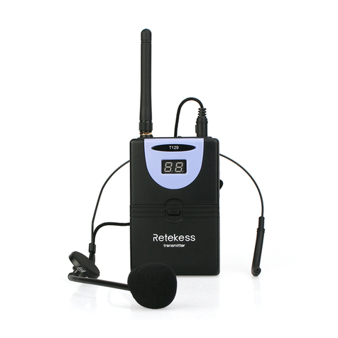 Retekess T129 User manual