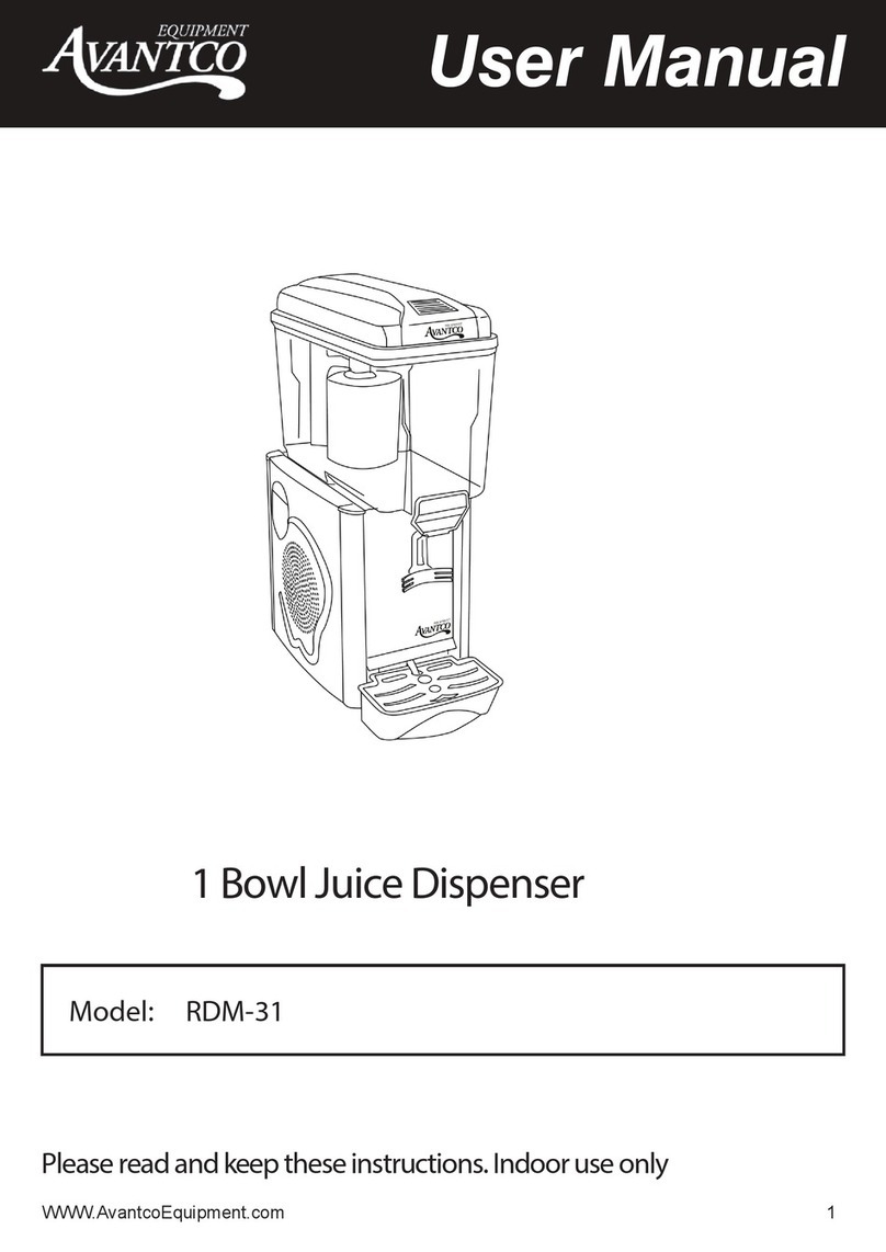 Avantco Equipment RDM-31 User manual