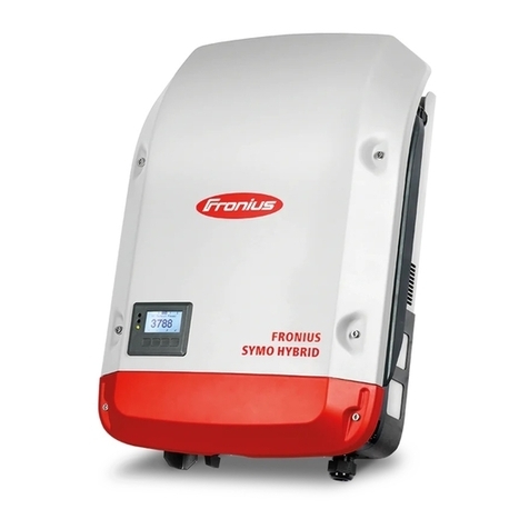 FRONIUS Symo Hybrid 3.0 User manual FRONIUS Symo Hybrid 3.0 User manual