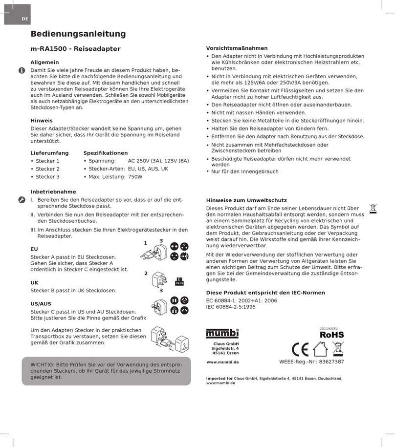 mumbi m-RA1500 user manual mumbi m-RA1500 user manual