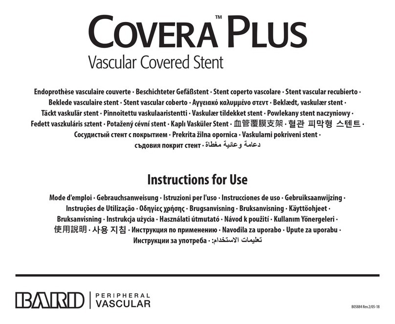 Bard COVERA PLUS Instructions for use Bard COVERA PLUS Instructions for use
