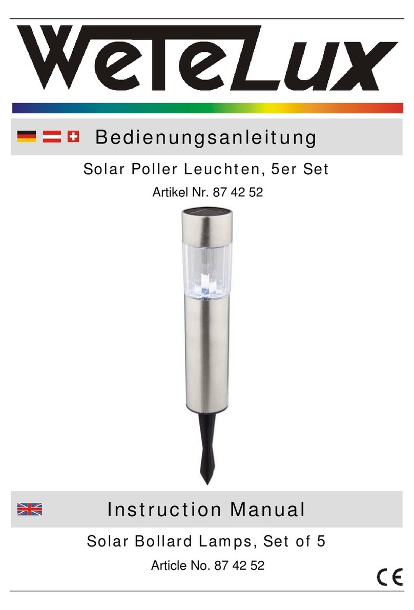 Wetelux 87 42 52 instruction manual
