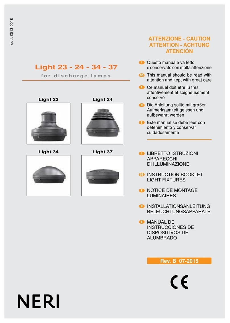 NERI Light 23 Series Instruction booklet