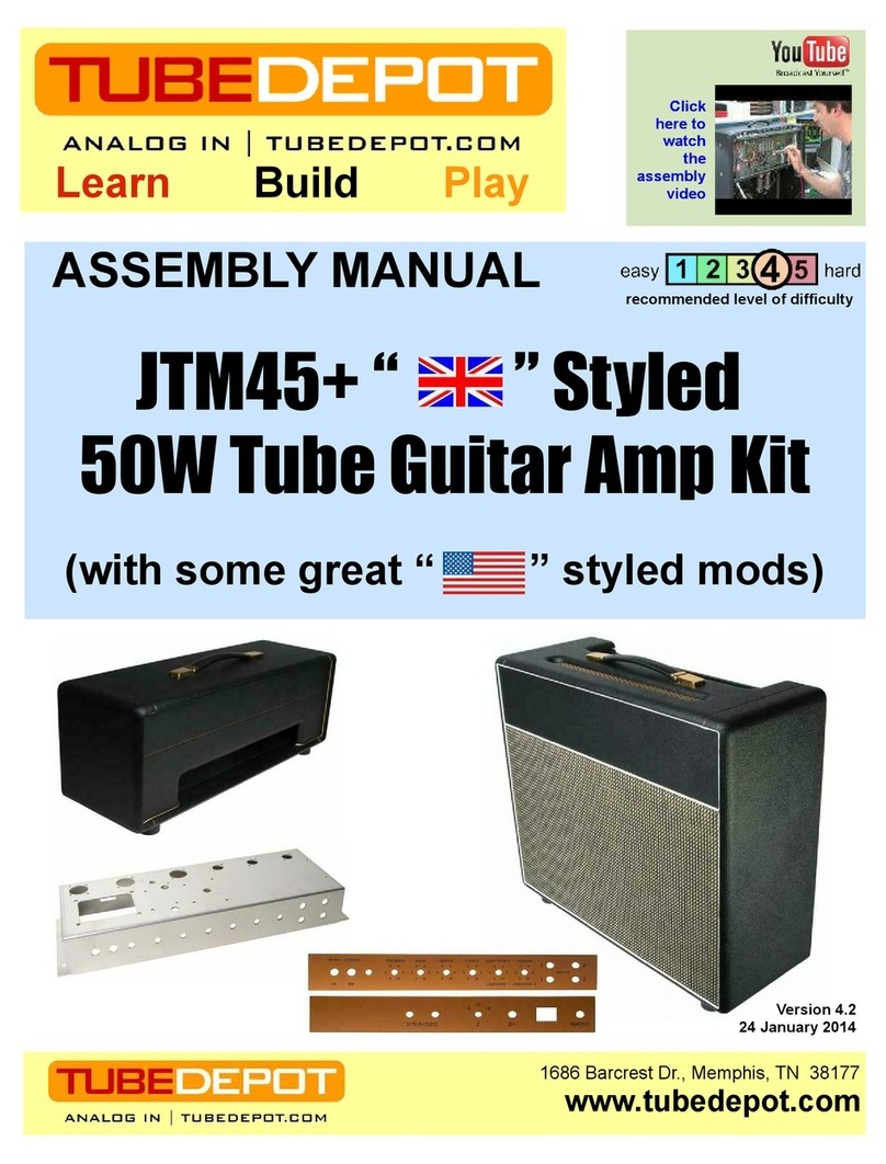 TubeDepot JTM45+ Assembly manual