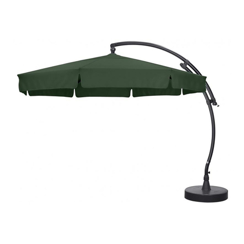 sun garden Easy Sun PARASOL User manual
