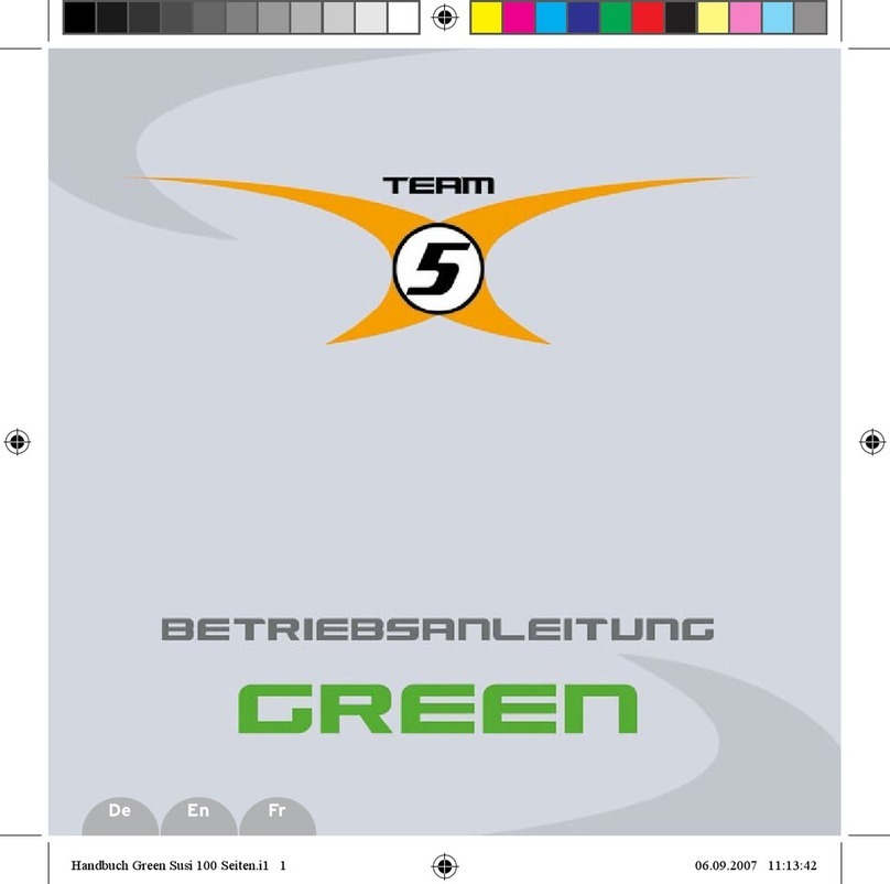 Team 5 GREEN Series owner's manual