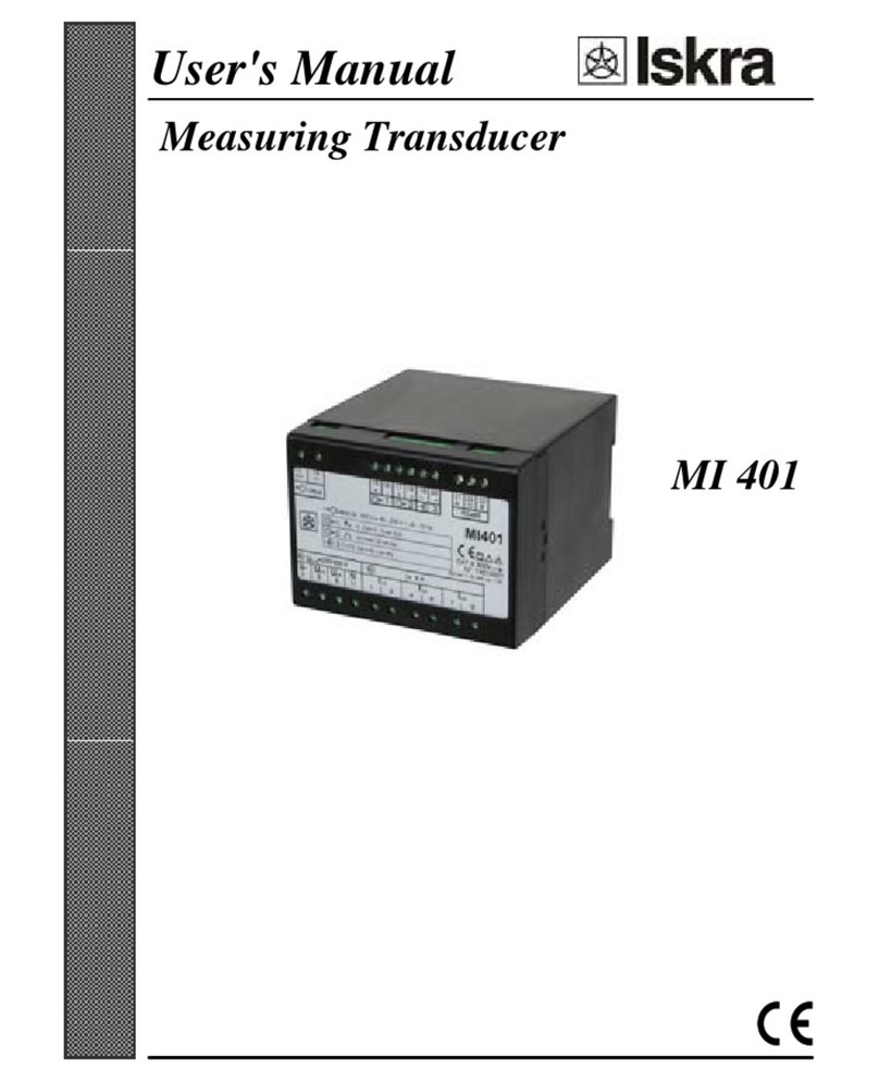 Iskra MI 401 user manual
