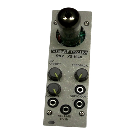 METASONIX RK2 XS-VCA user manual