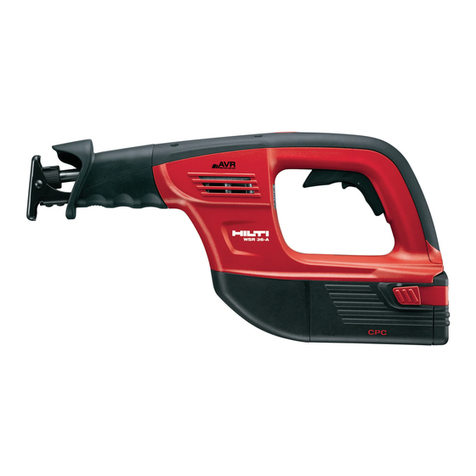Hilti WSR 36-A User manual