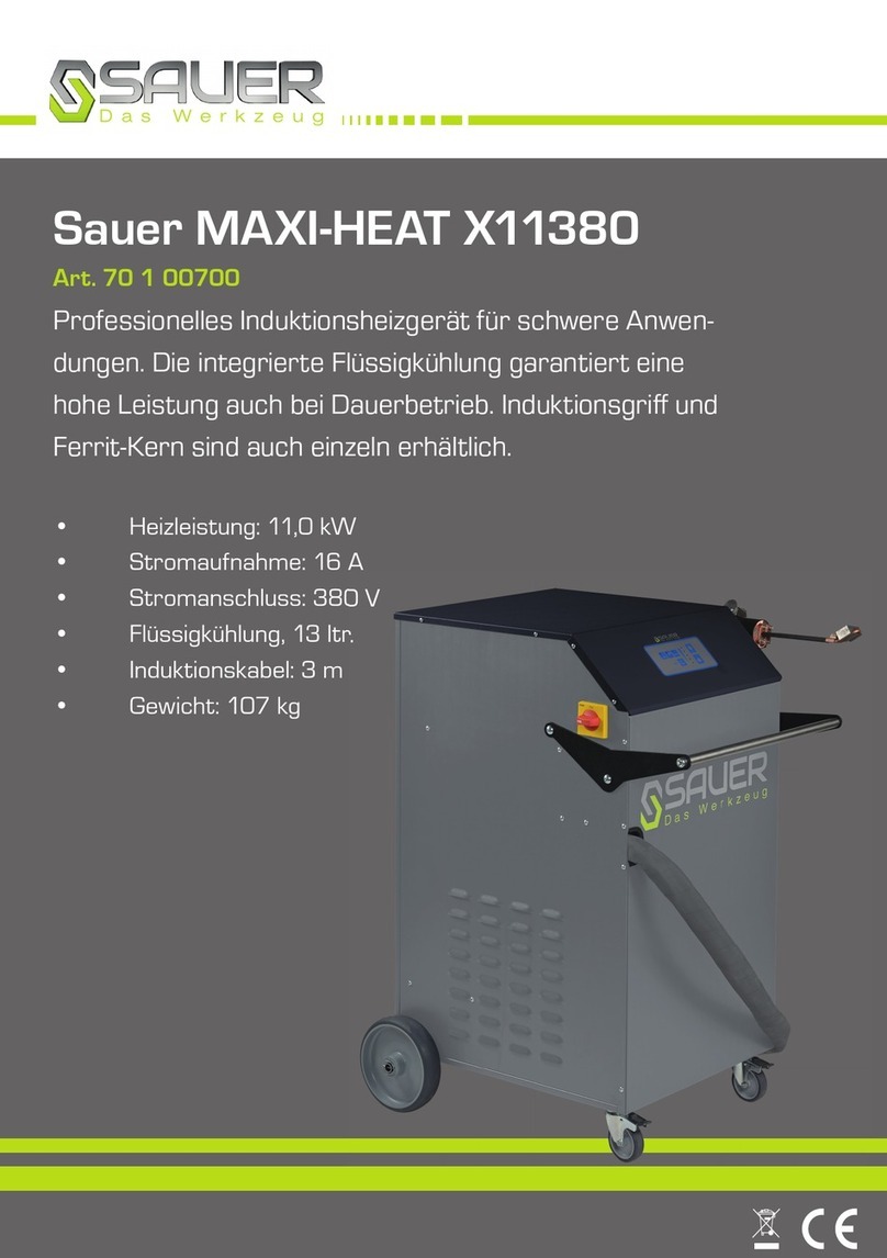 Sauer MAXI-HEAT X11380 User manual