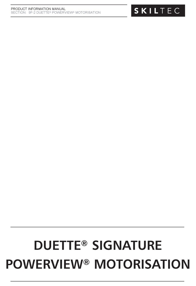 SKILTEC Luxaflex Duette PowerView 9F-2 Information manual