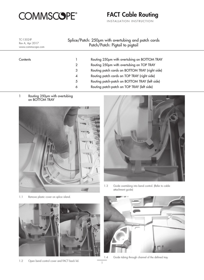 CommScope FACT User manual CommScope FACT User manual
