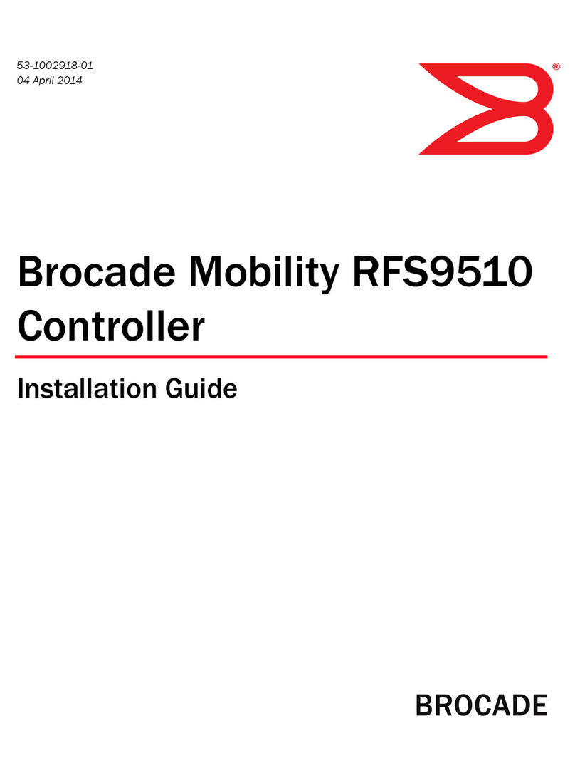 Brocade Communications Systems RFS9510 installation guide
