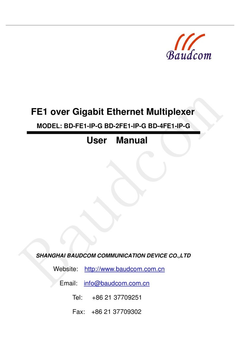 Baudcom BD-FE1-IP-G User manual