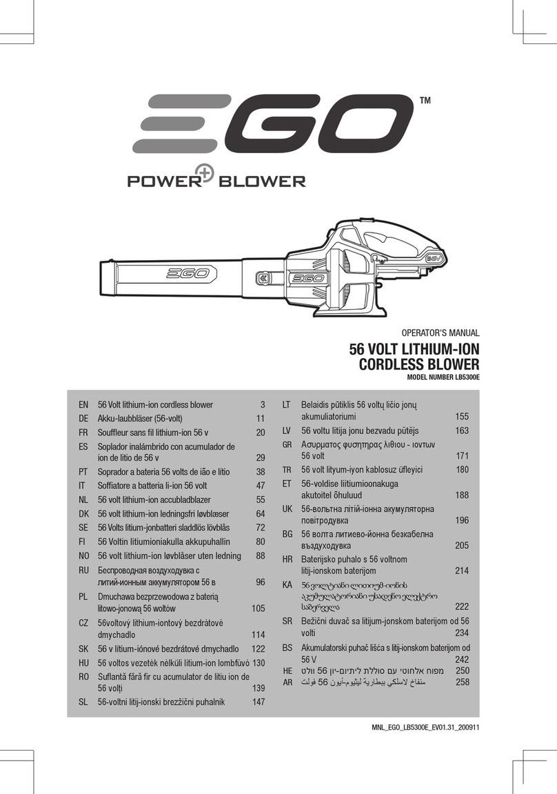 EGO LB5300E User manual