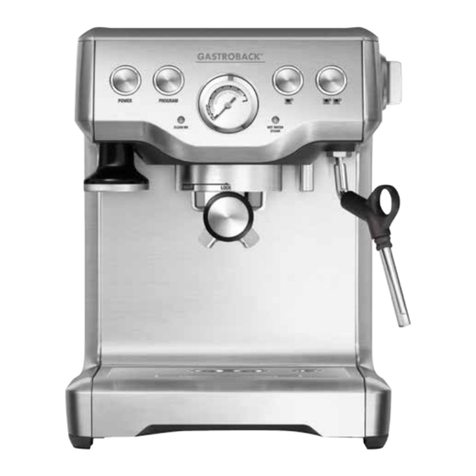 Gastroback Design Espresso Advanced Plus operating instructions