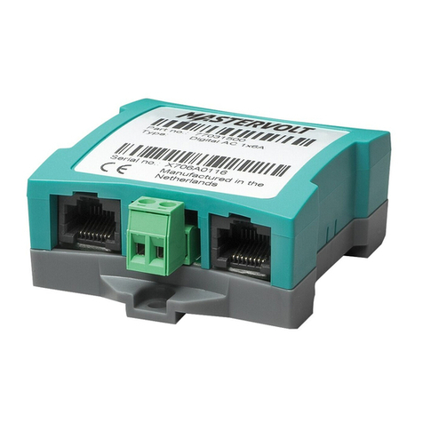 Mastervolt Digital AC 1x6A User and installation manual