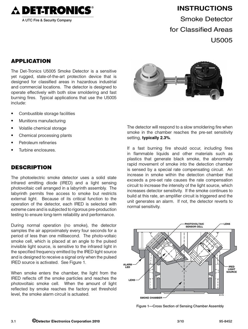UTC Fire and Security DET-TRONICS U5005 instructions