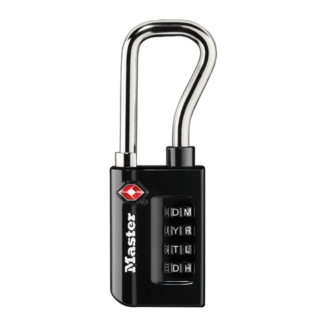 Masterlock 4696DWD User manual