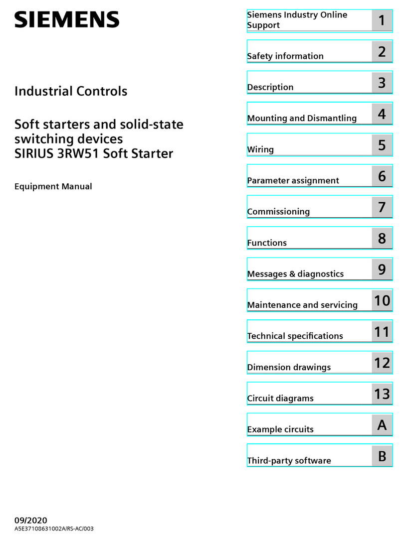 Siemens SIRIUS 3RW51 Technical Document