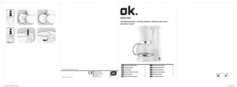 O.K. OCM 105 user manual