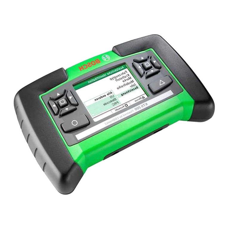 Bosch KTS 200 User manual