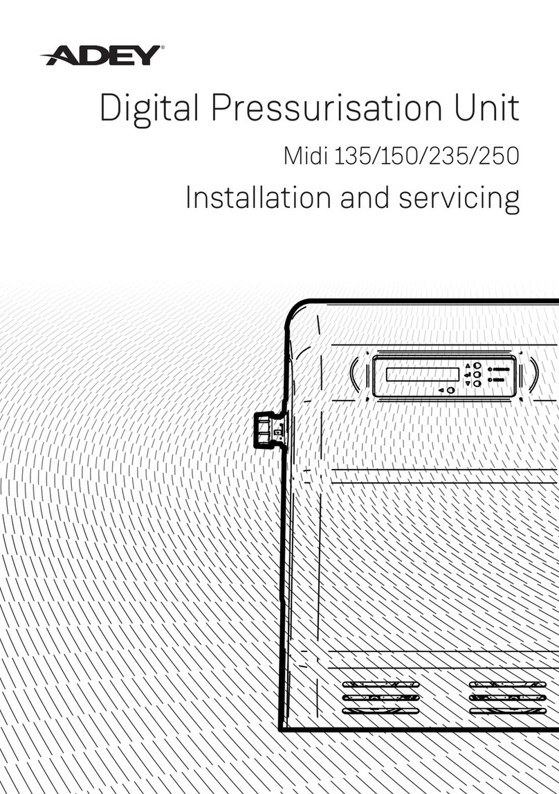 Adey Midi 135 Installation and servicing