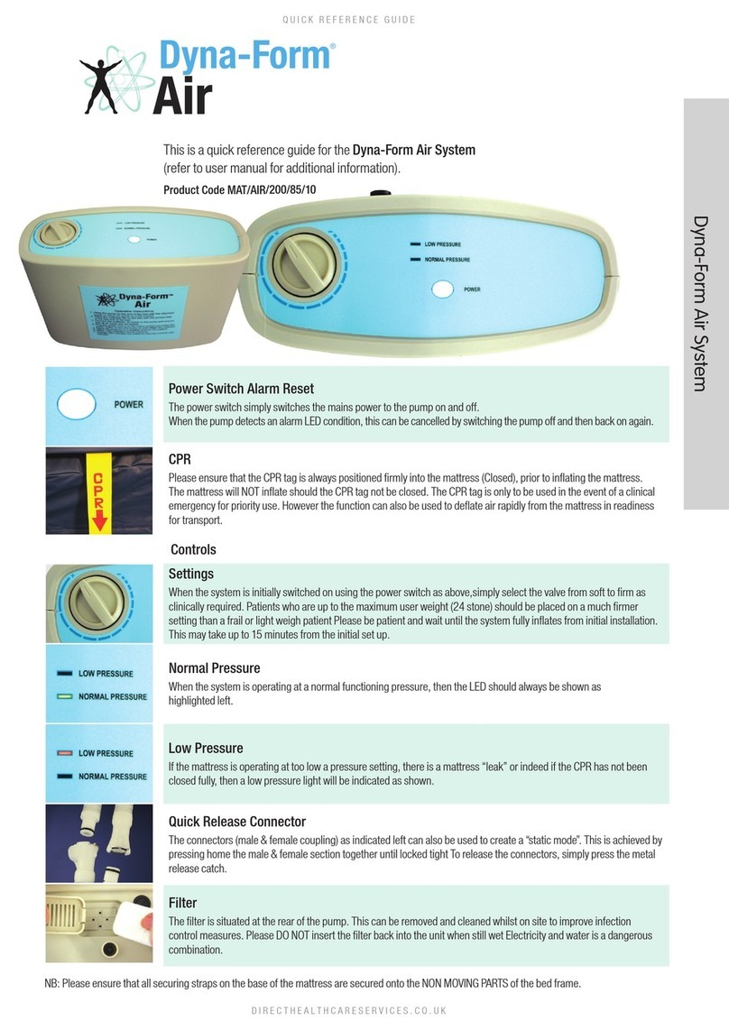 Direct Healthcare Services Dyna-Form Air User manual
