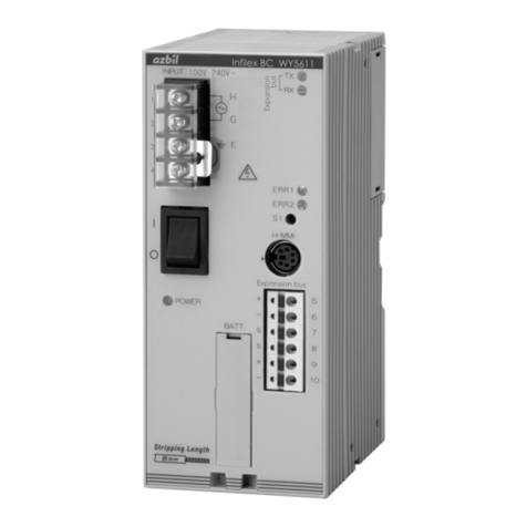 Azbil Infilex BC WY5610 User manual