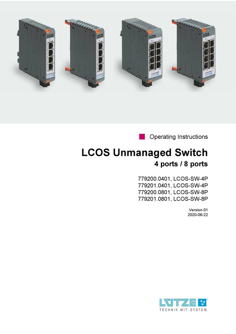 Lütze LCOS Series operating instructions