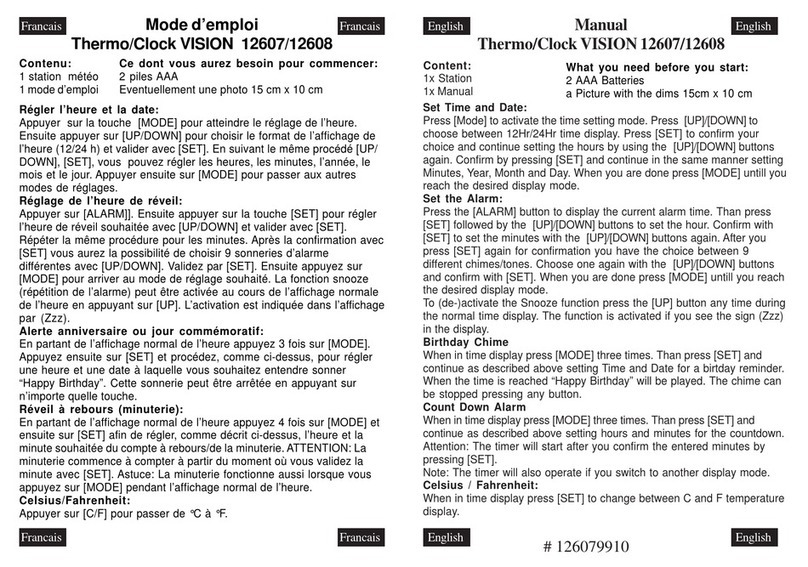 Koch VISION 12607 manual