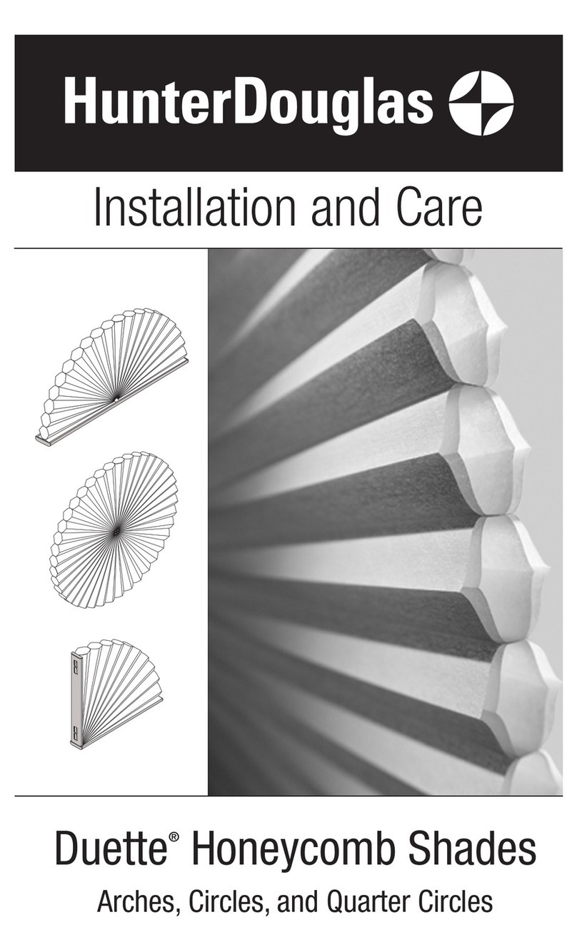 HunterDouglas Duette Installation manual