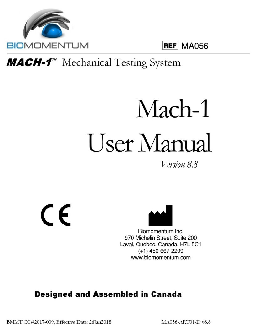 Biomomentum Mach-1 user manual