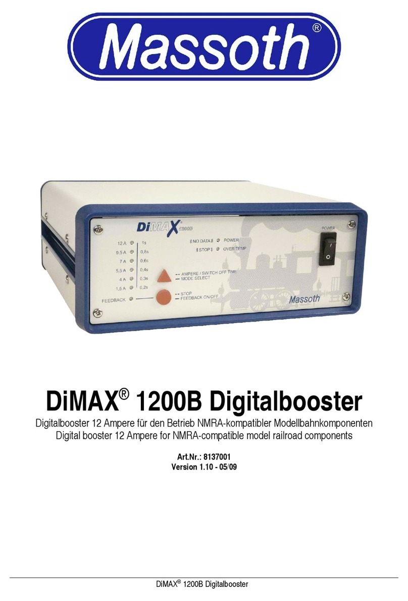 Massoth DiMAX 1200B User manual