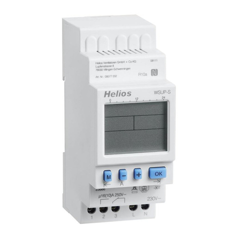 Helios WSUP-S Assembly and operating instructions