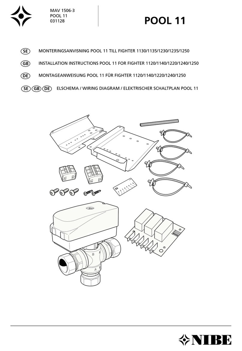 Nibe POOL 11 installation instructions Nibe POOL 11 installation instructions