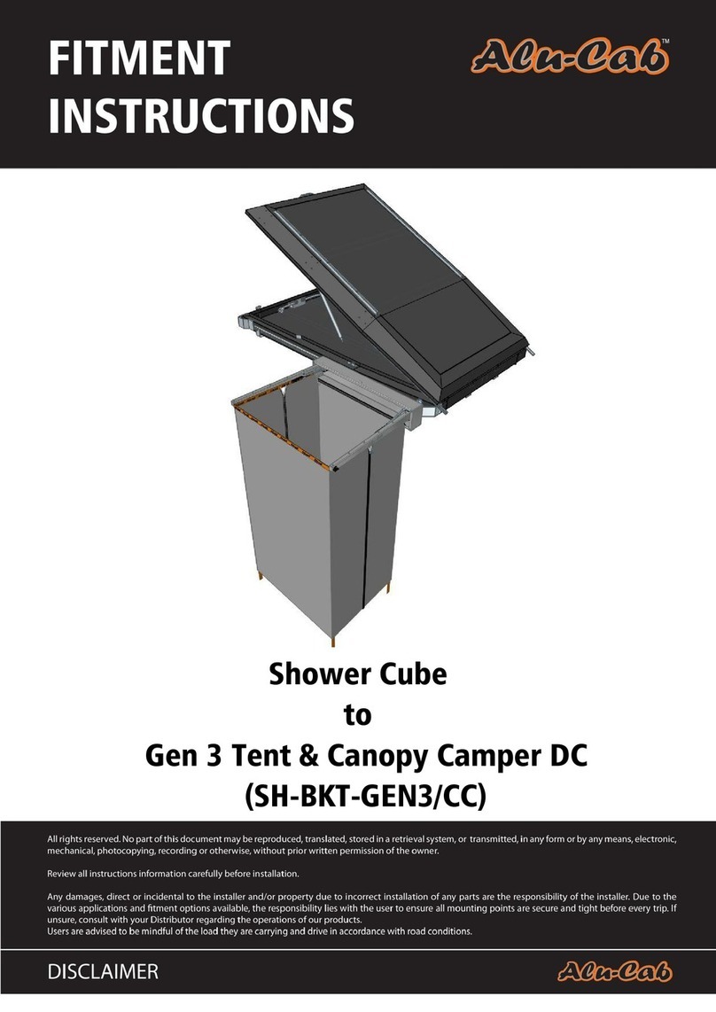 Alu-Cab SH-BKT-GEN3/CC Fitment Instructions