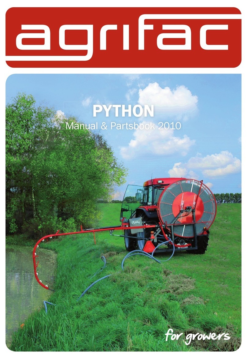 agrifac PYTHON User manual