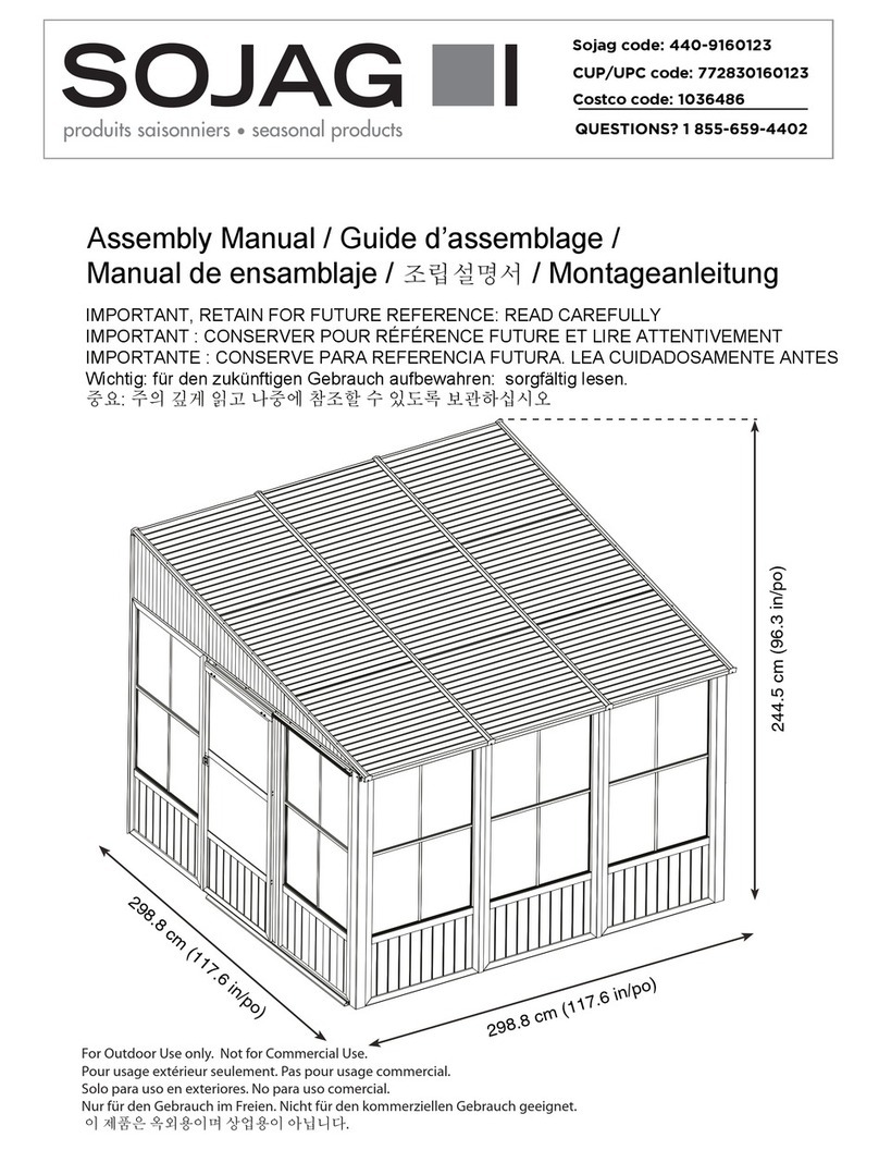 Sojag 440-9160123 Assembly manual