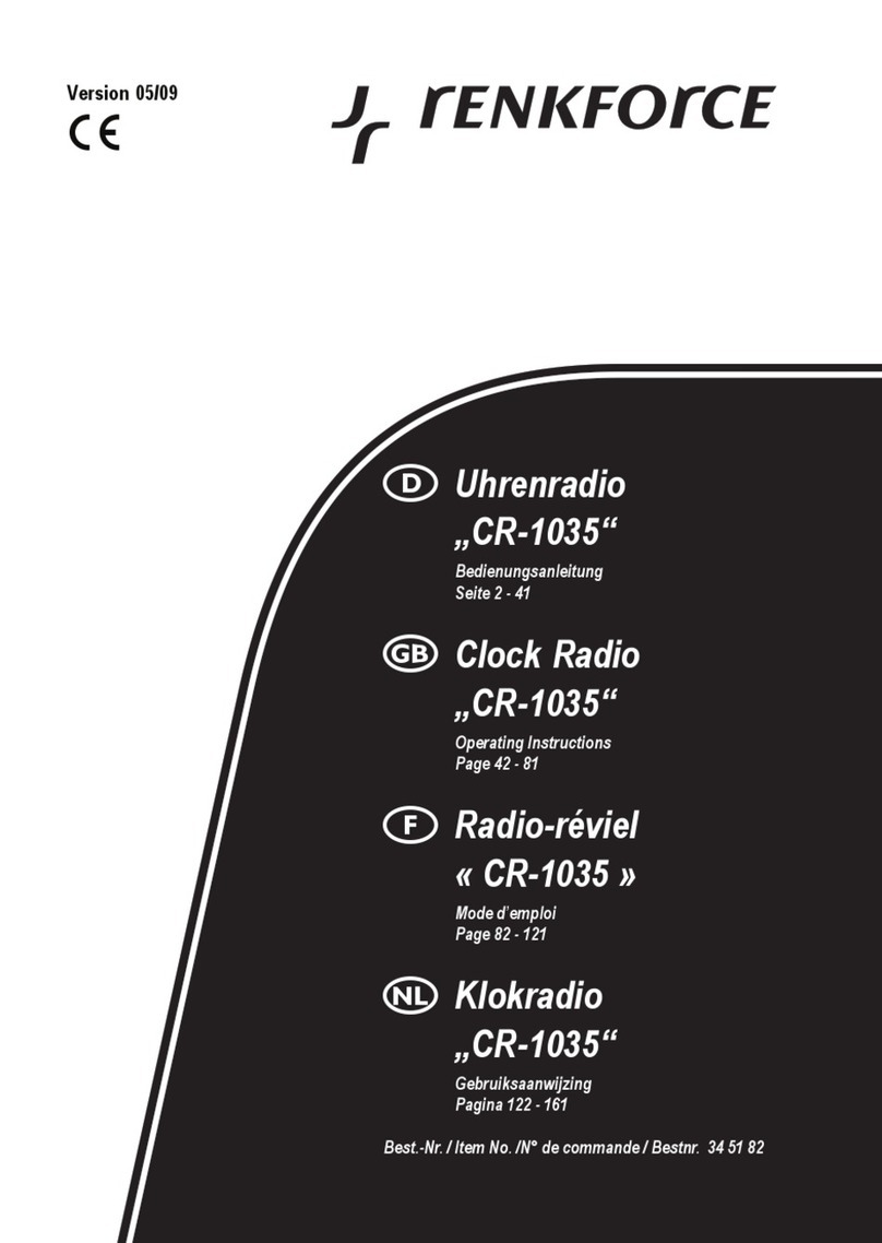 Renkforce CR-1035 operating instructions